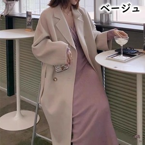 キルティング裏地 ロングコート M 4col 250492