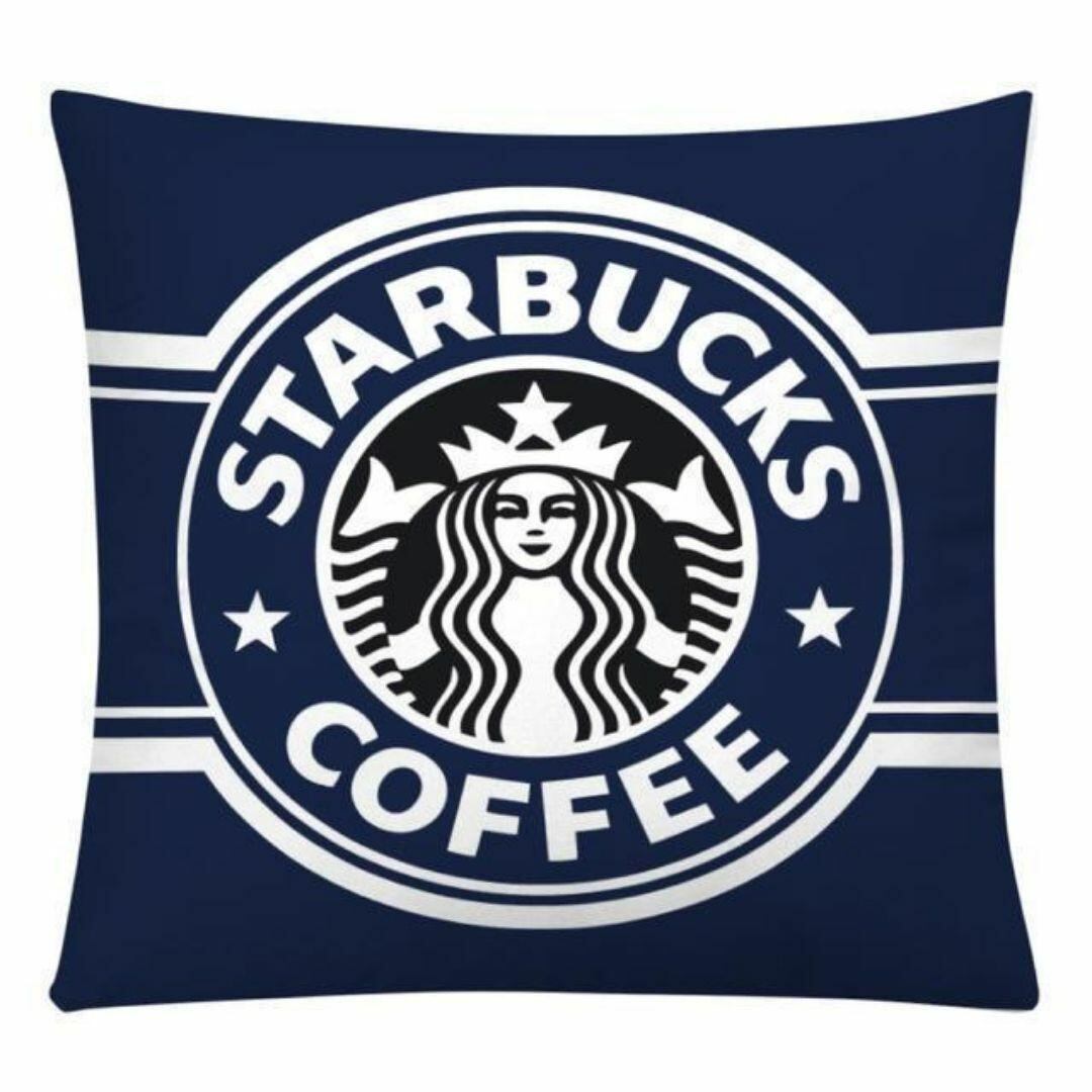 スタバ・クッション・座布団カバー ダークブルー 55✖︎59