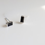 10/25(日)新作発売*【ミニサイズ】silver925 black cubic pierce