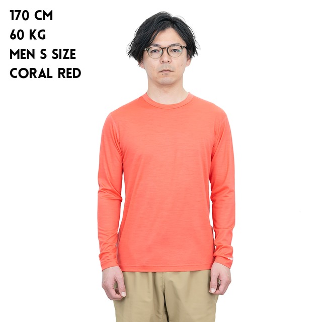 【RIDGE MOUNTAIN GEAR】Merino Basic Tee Long Sleeve【NEW】