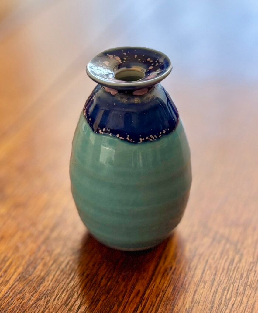 小さな一輪挿し ブルー｜Small Vase Blue | うつわ 雑貨 ヴィンテージ
