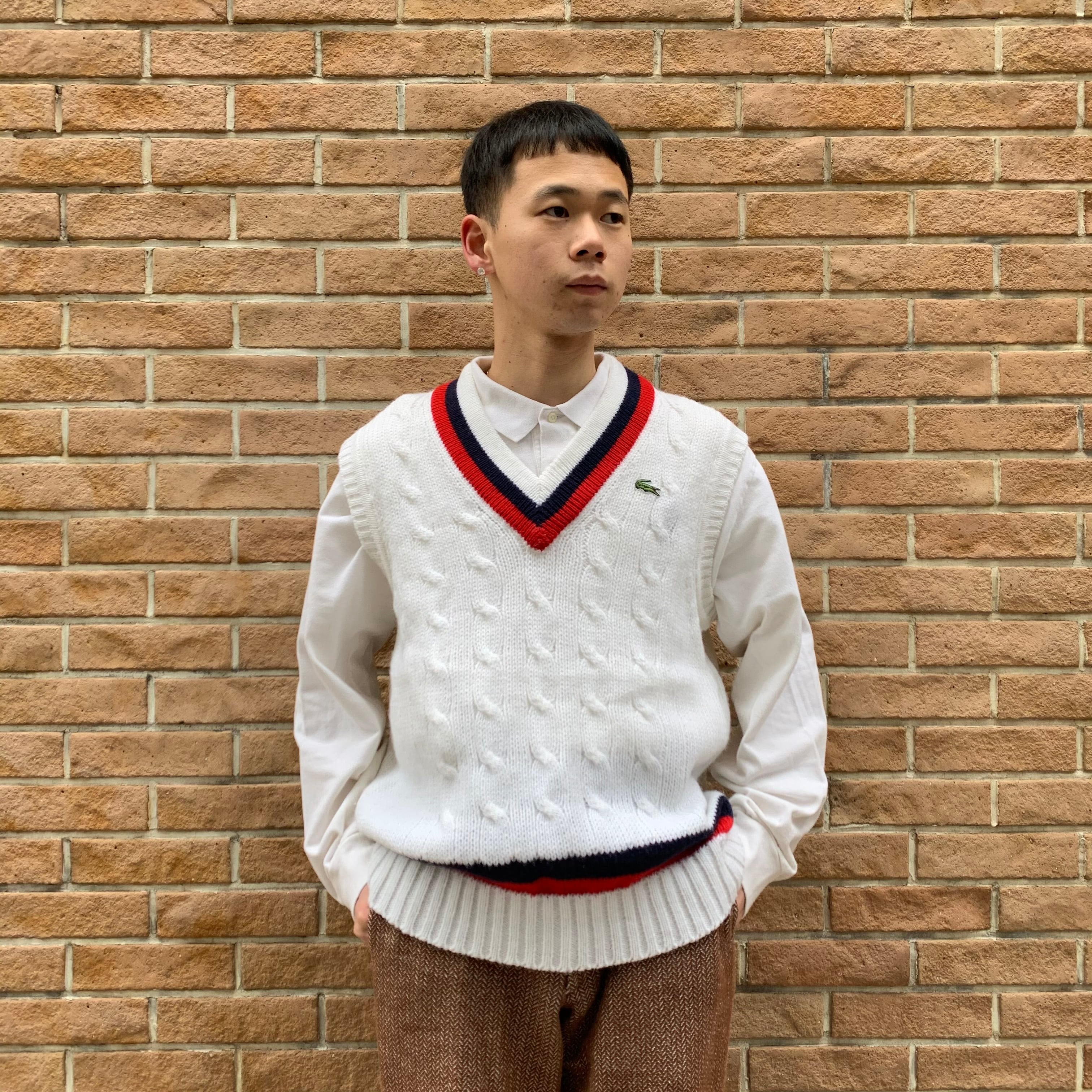 knit vest LACOSTE Banny