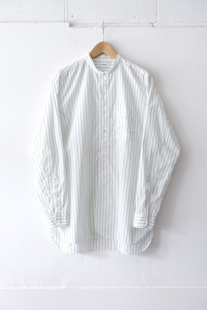 FUJITO Officer Shirt　Green Stripe