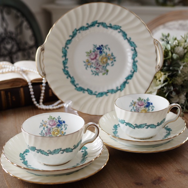 Minton｜ミントン  Ardmore アードモア トリオ２客セット gallery image 1