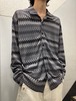 90's Y.M.L.A. プリーツシャツ