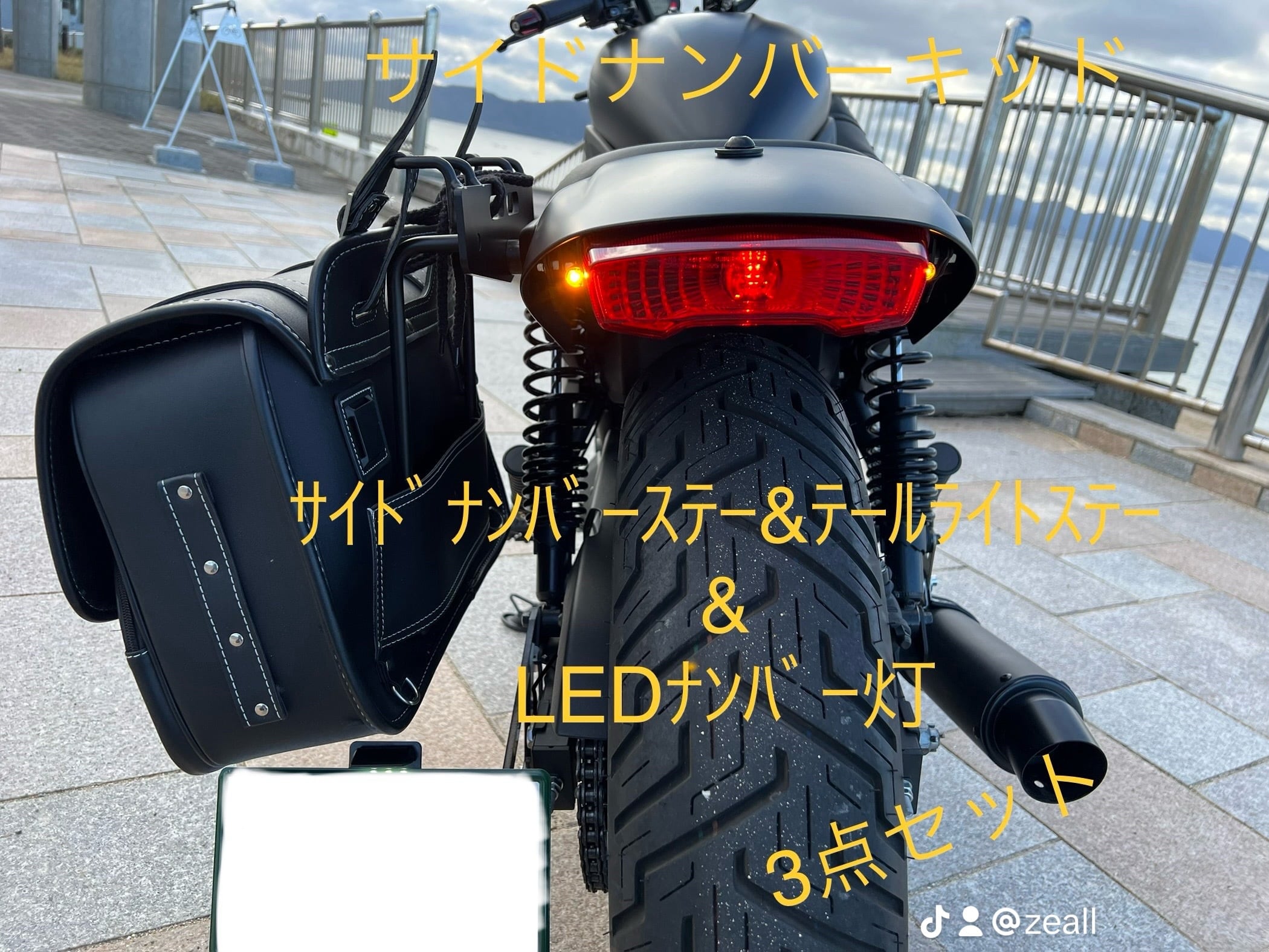 Kawasaki 新型エリミネーター400/SE サイドナンバーキット | ZEALL