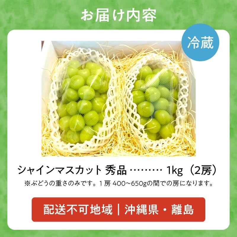 先行予約受付中！特別栽培相当】北海道余市産ぶどう シャイン