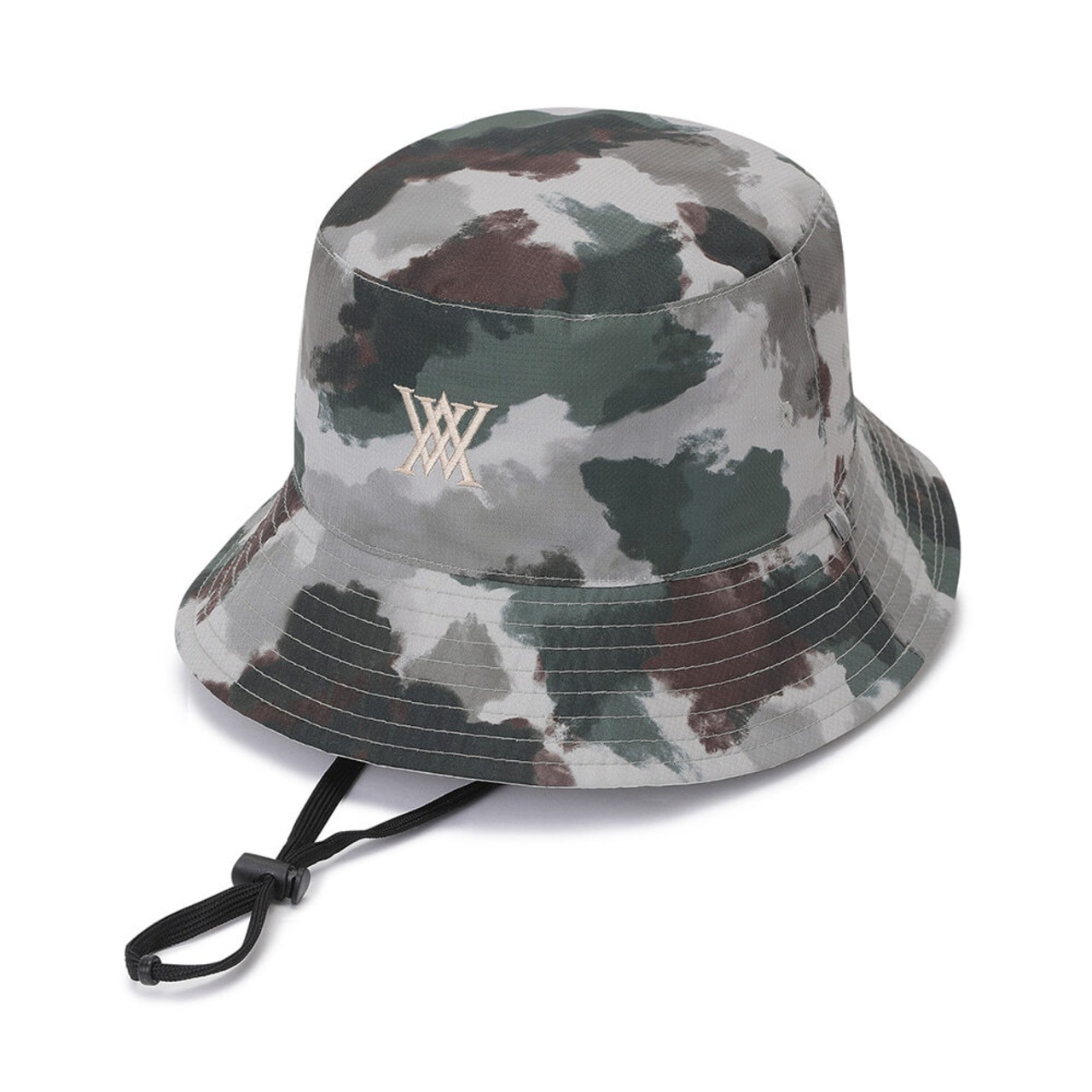 (UNI) GRAPHIC REVERSIBLE BUCKET HAT [サイズ: F(AGDUUCP43KHF)] [カラー: KHAKI]