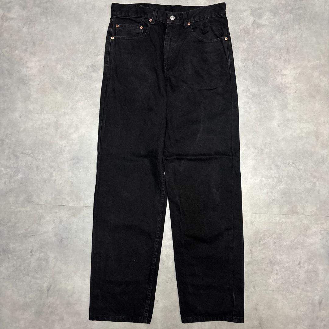 リーバイス550 Levis W33 ブラックデニム 古着 00s 20014