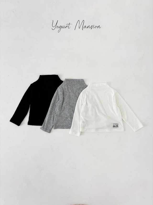 【取寄】yogurt mansion｜mini turtleneck tee｜ミニタートルネックT｜XS-JM｜kids&jr｜26 autumn