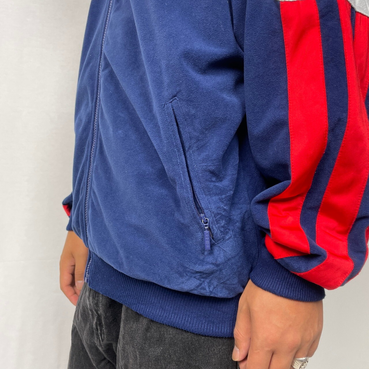90年代 adidas アディダス ベロア 切り替え ジャージ トラック 