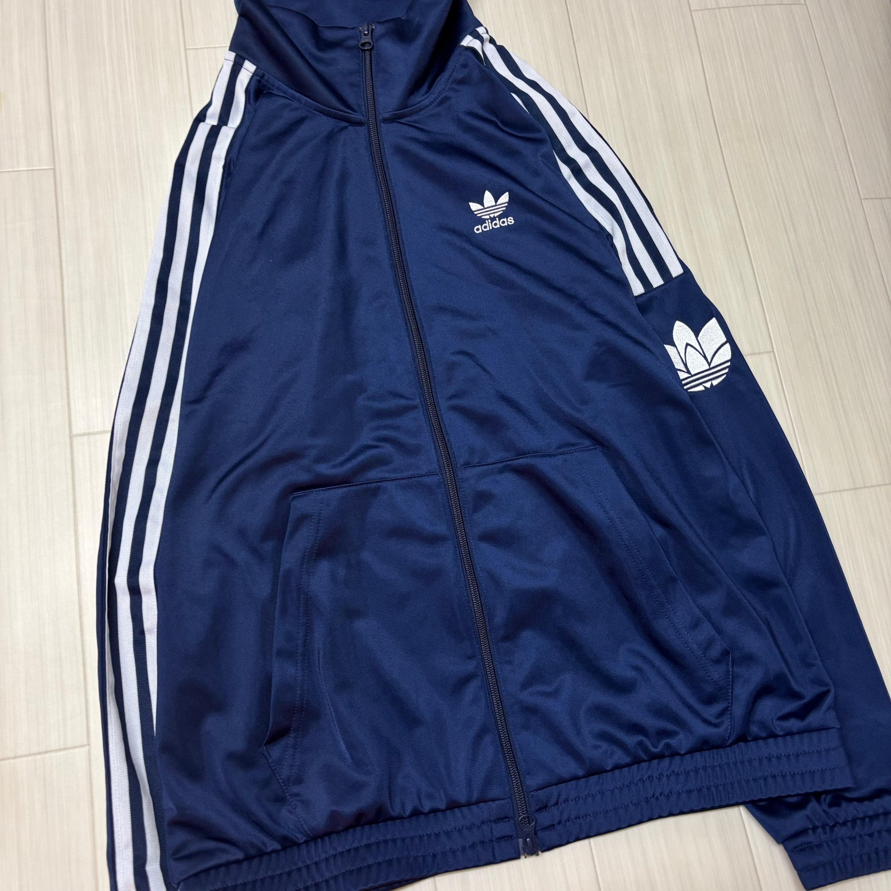 adidas】 アディダス オリジナルス ネイビー 3ストライプ トラック