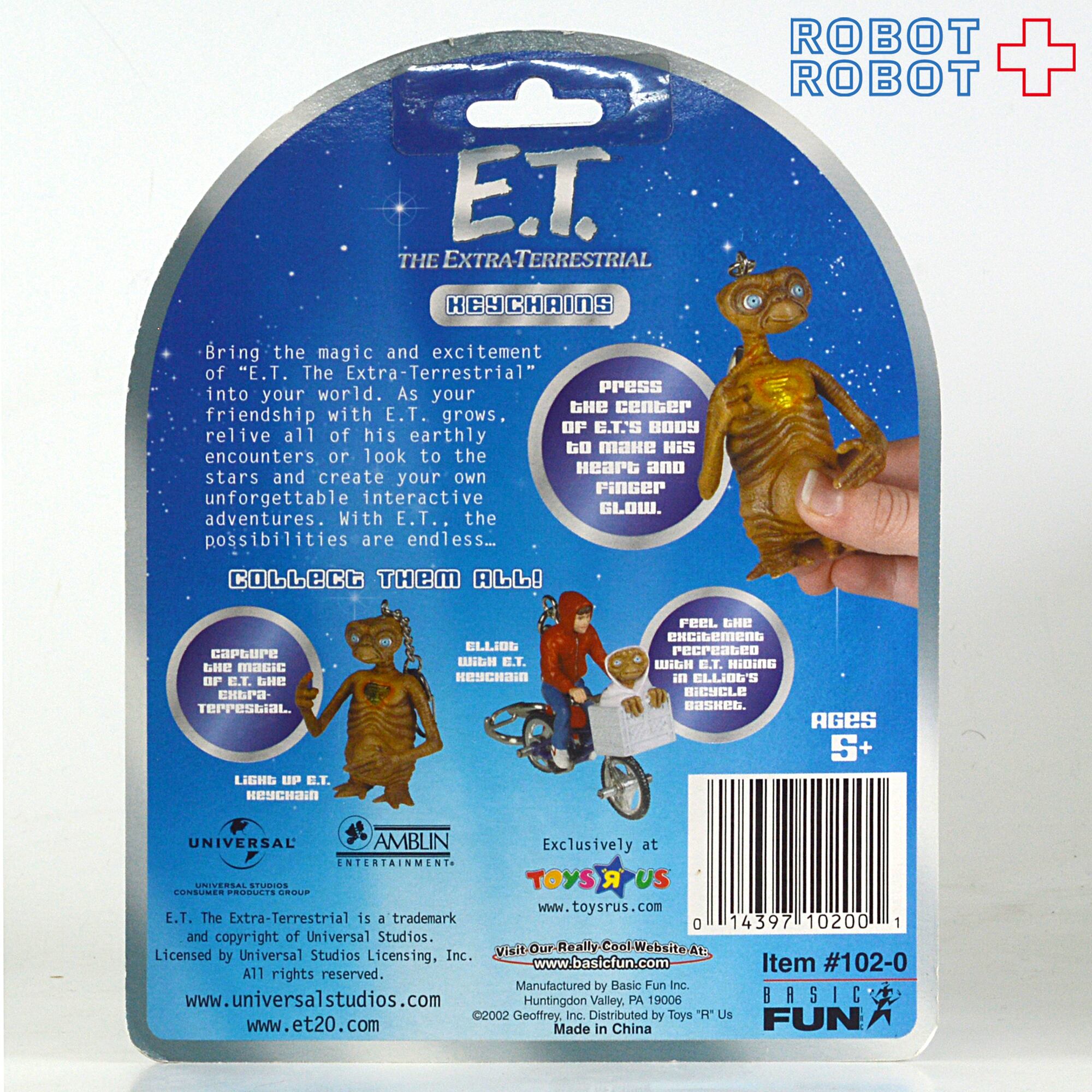 E.T. と自転車のエリオット キーチェーン 未開封 トイザらス限定