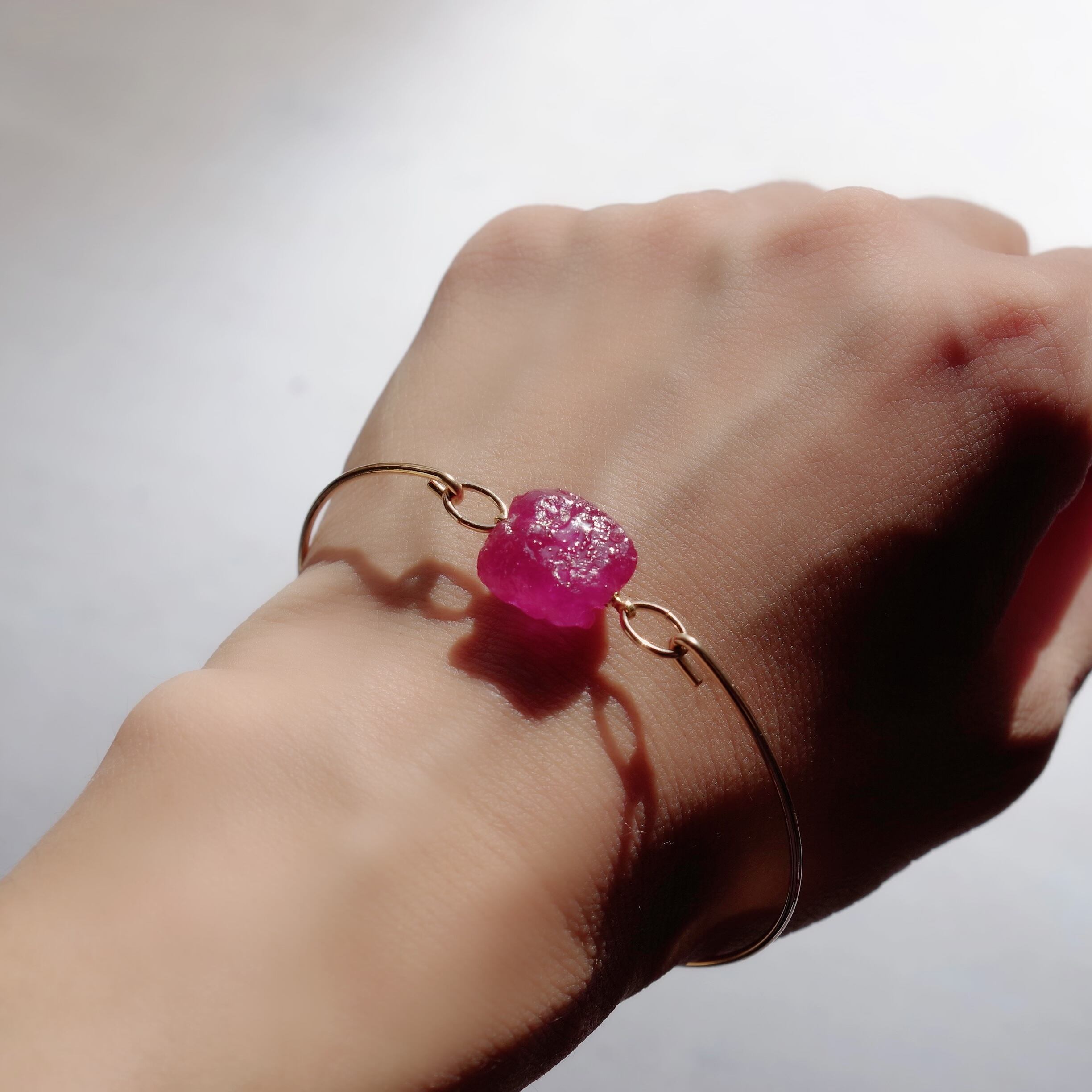 July【12 Gemstone Jewelry Collection】 ルビー 鉱物原石 14kgf