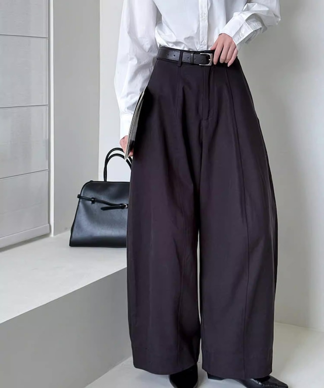 カーブラインワイドパンツ R0027