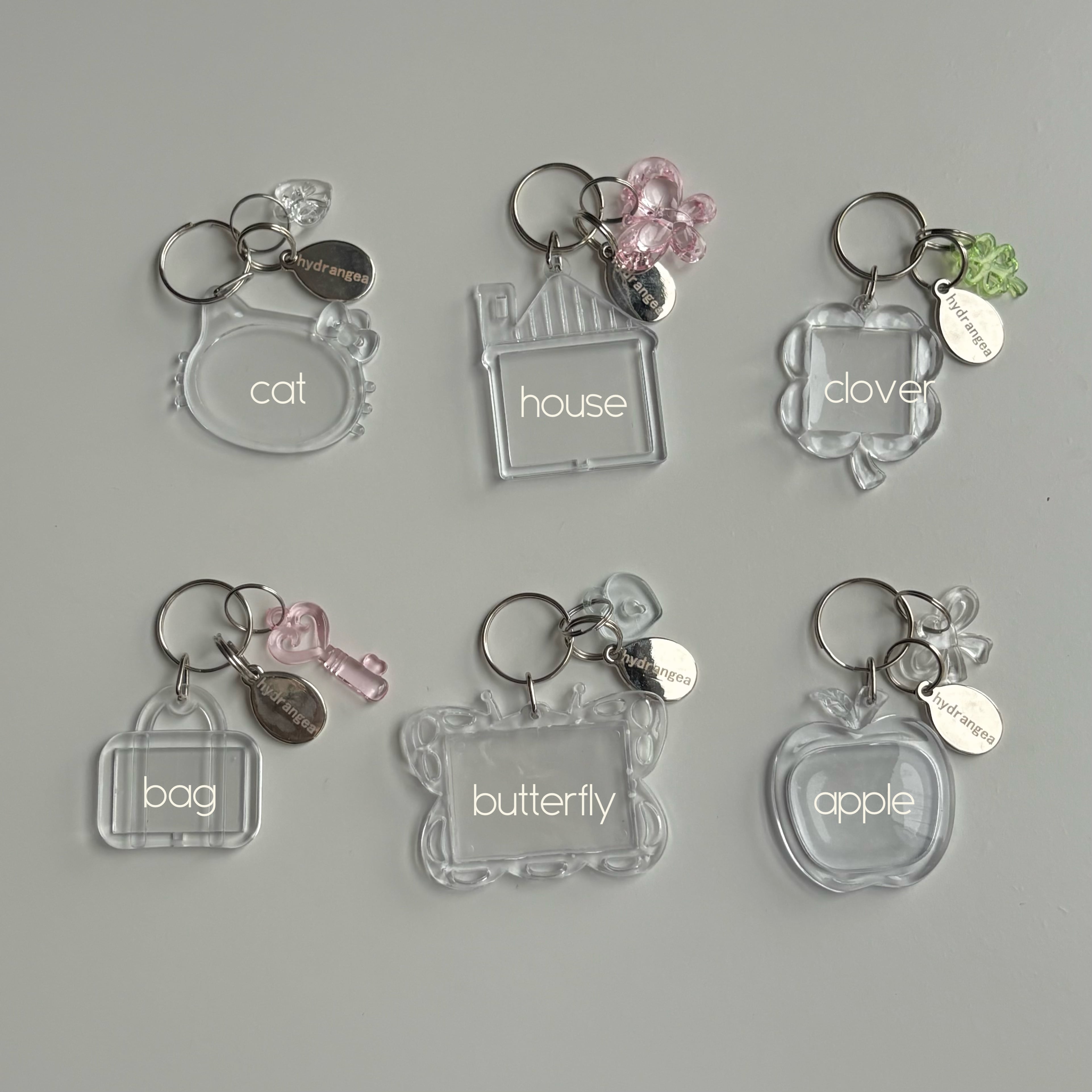 Clear Photo Charm | hydrangea