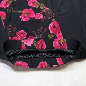 社交ダンス 衣装 prima boutique プリマブティック スカート レッスンウェア ブラック系 伸縮 ストレッチ 練習 レッスン 花 花柄 レース 華やか ダンス衣装 イベント ステージ パーティー レディース おしゃれ かわいい ピンク系 グリーン系