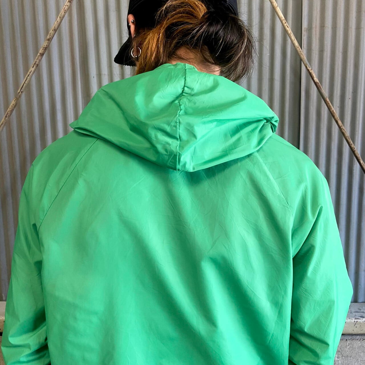 70〜80年代 Columbia コロンビア ナイロンアノラックパーカー  