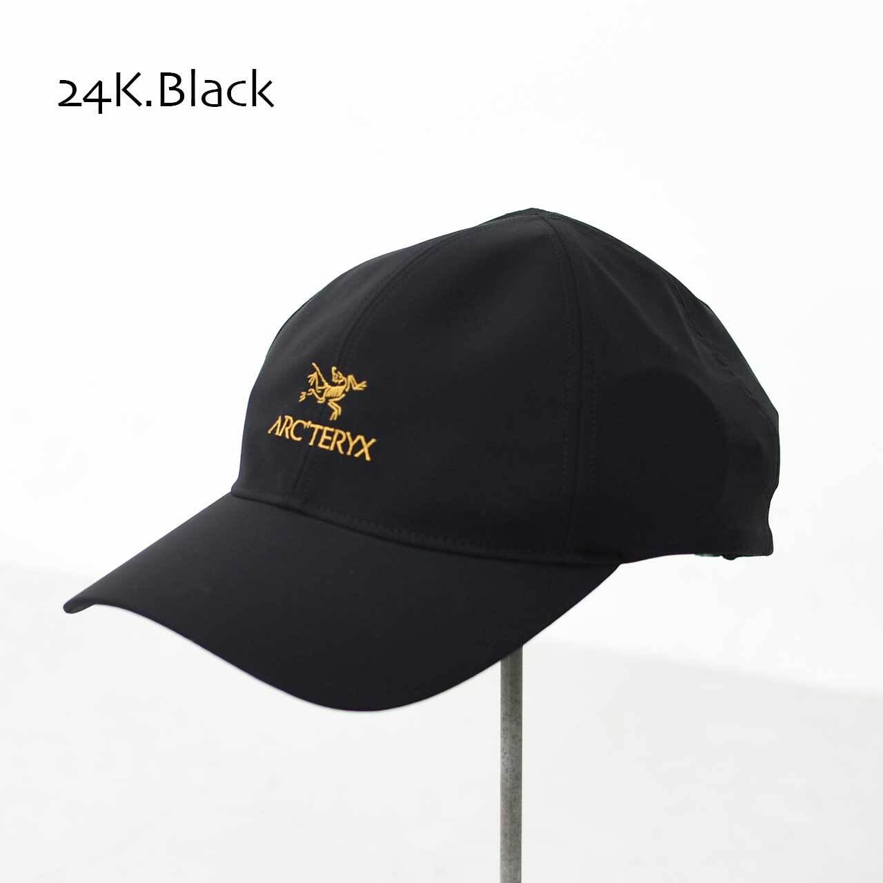 【新品】ARC'TERYX ブラック バードワード キャップ S/P - M/M ARC'TERYX (アークテリクス) メンズ キャップ ロゴ 刺繍 バード ワード