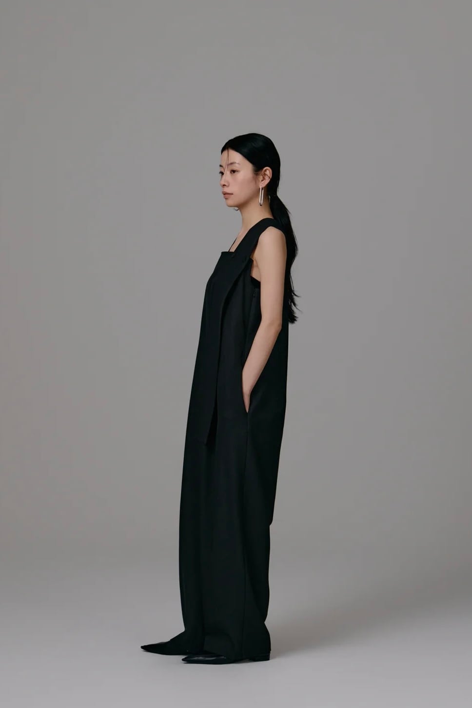 Louren 新品未使用　back tie combinaison 値下げ⭐︎新品未使用louren ローレンback tie combinaison