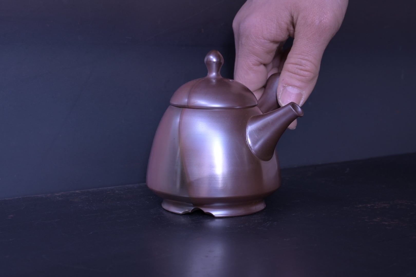 吉川雪堂 朱泥急須 窯変 | 鎌倉倶楽部 茶寮