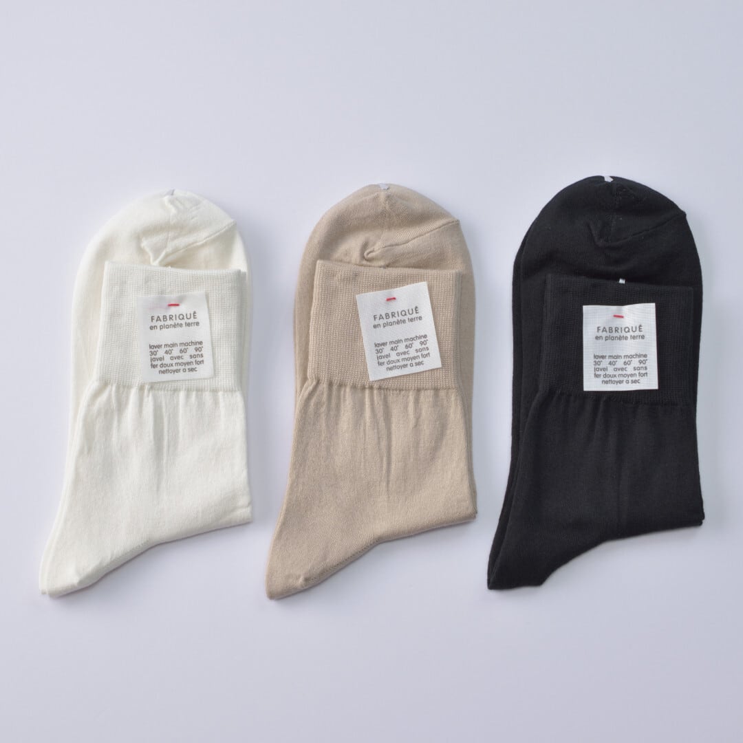 Fabrique en planete terre ファブリケアンプラネテール ハイゲージソックス