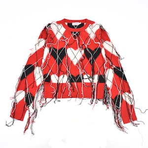 【CHARLES JEFFREY LOVERBOY】GUDDLE JUMPER(RED)