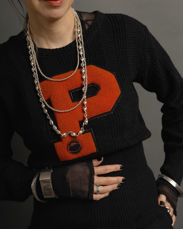 1930's P/ Lettered Knit