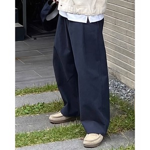 Pleated wide straight pants 1525