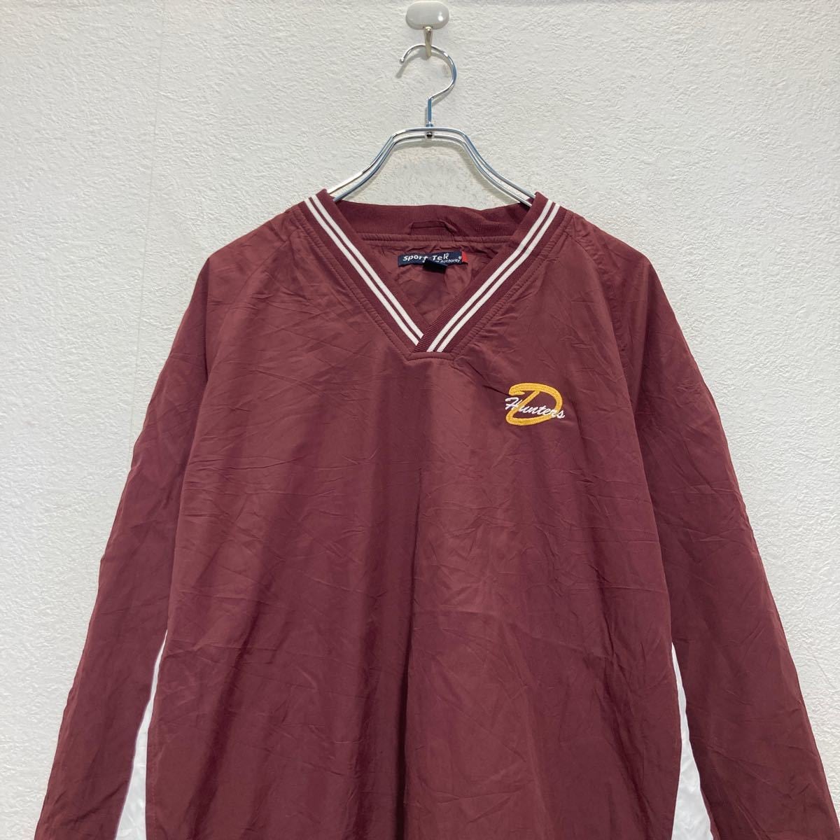 SPORT-TEK ナイロン ジャケット XL ボルドー ホワイト ビッグ SPORT-TEK ナイロン ジャケット XL ボルドー ホワイト ビッグ