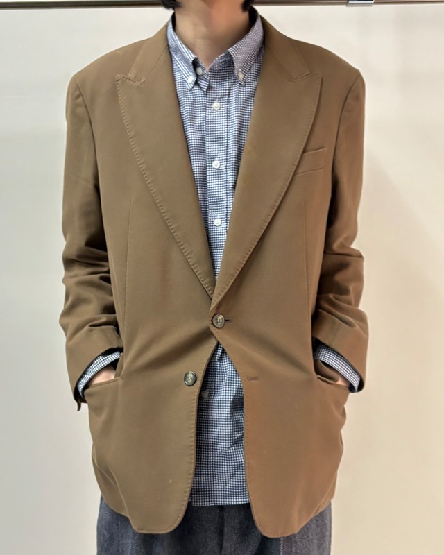 【Maison Margiela】peaked lapel single tailored jacket