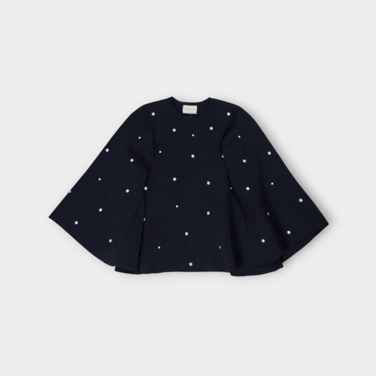 UNITED ARROWS【エンブロイダリー フラワー ケープニット】