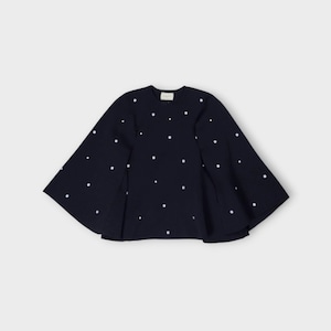 UNITED ARROWS【エンブロイダリー フラワー ケープニット】