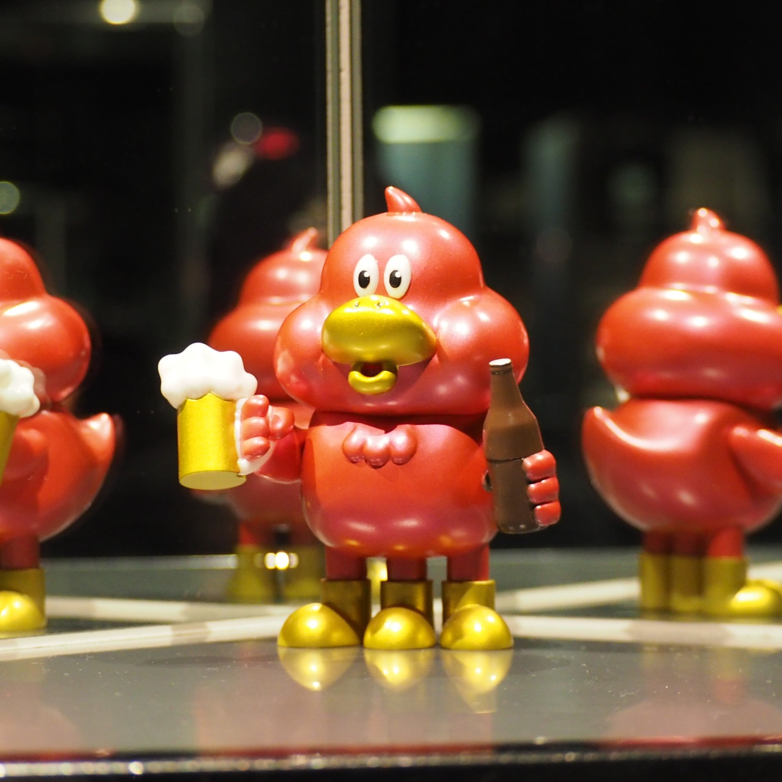 【美品】DUCKROW ダックロー メタリックグリーン ソフビ DUCKROW 