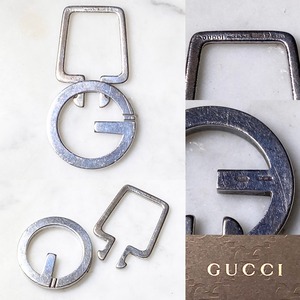 GUCCI silver key-ring