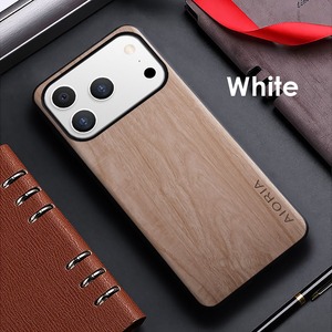 ◆iPhone 17/16/15/14/13/Pro/Pro Max/Plus/Air◆ Wood Design Leather Case / ウッド デザイン レザー スマホケース