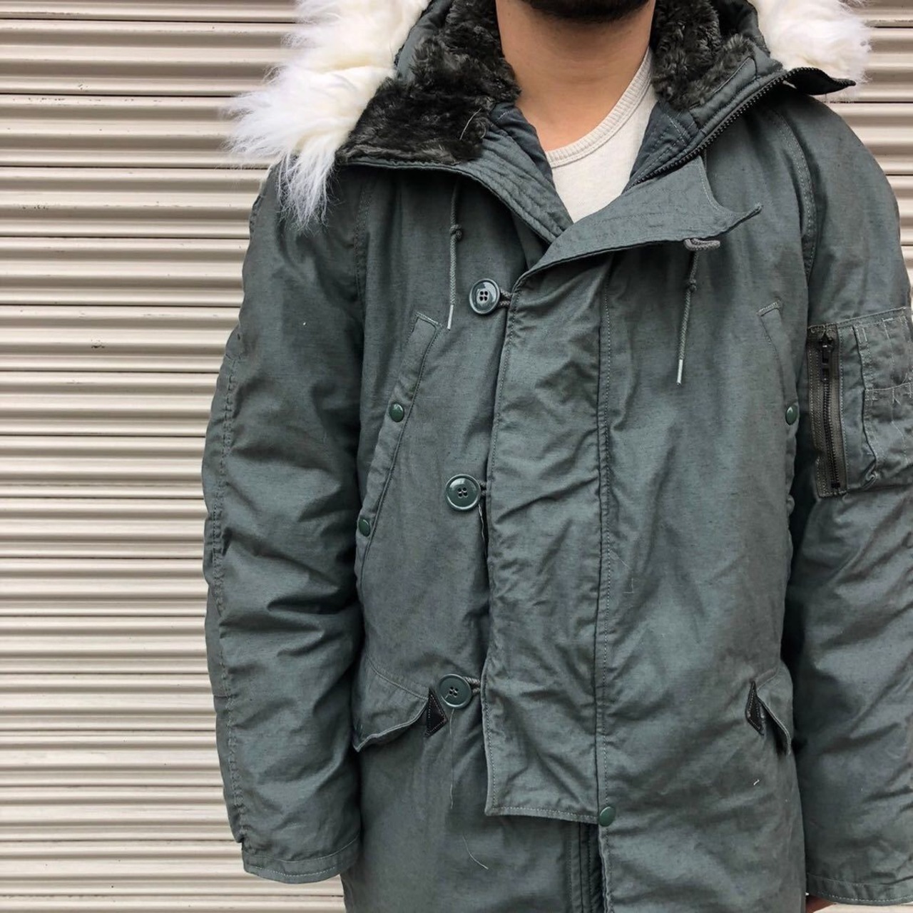 米軍実物90s N-3B ミリタリー ジャケット M N3B