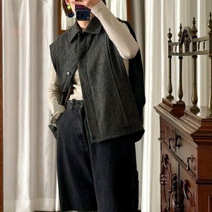 ★Twill Vest (Gray)
