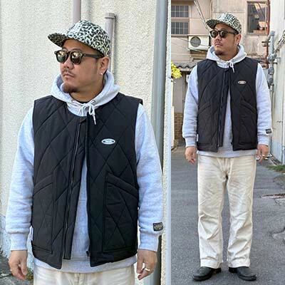 新品FLUTTER TURBO HEAT Quilting best Mサイズ FLUTTER】TURBO HEAT®︎ Quilting Puff Vest -BLACK（フラッター