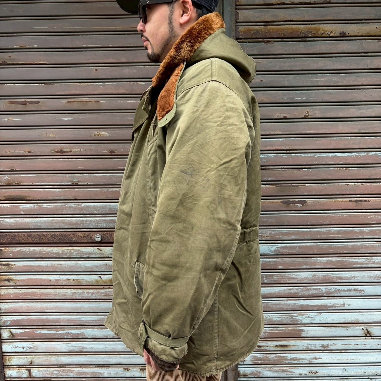 50s USAF 米軍 B-9 フライトジャケット パーカー ヴィンテージ 民間 B