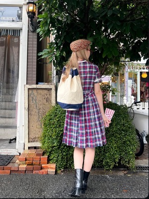 50's girls size check dress