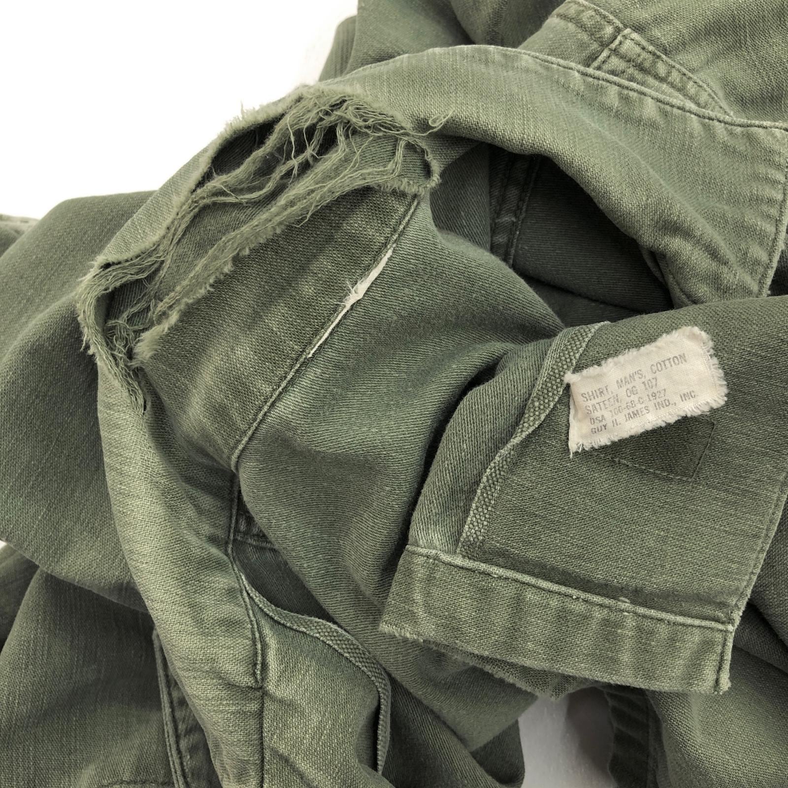 U.S.ARMY 60年代 USA製 OG-107 ユーティリティシャツ UTILITY SHIRT