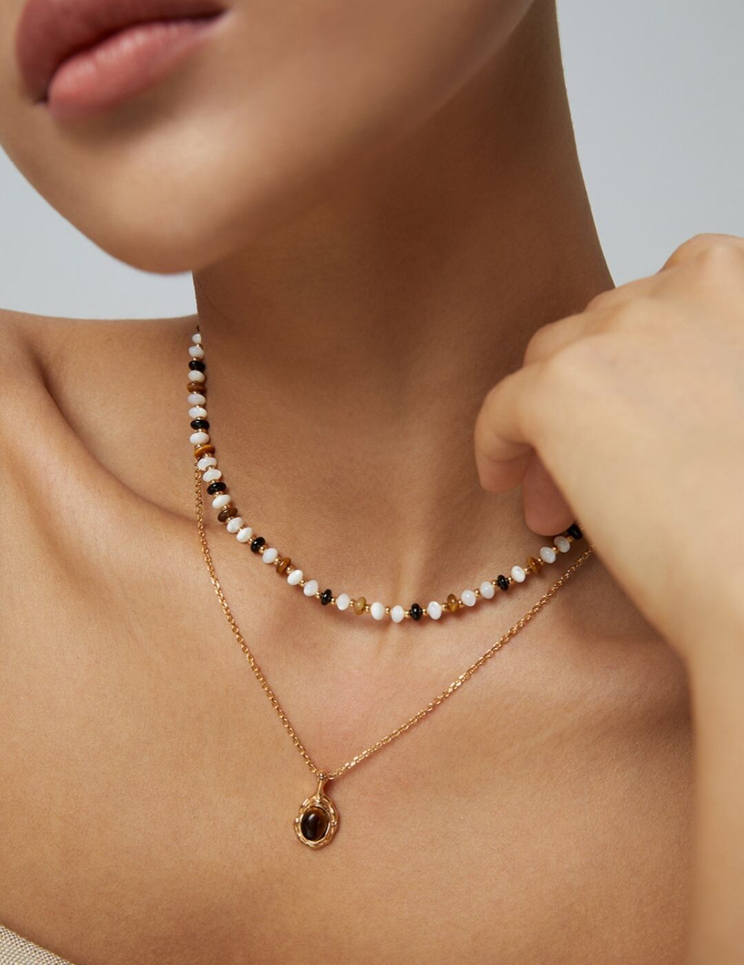 パワーストーン シルバータイガーアイネックレス  開運・厄除け 天然石 SV925