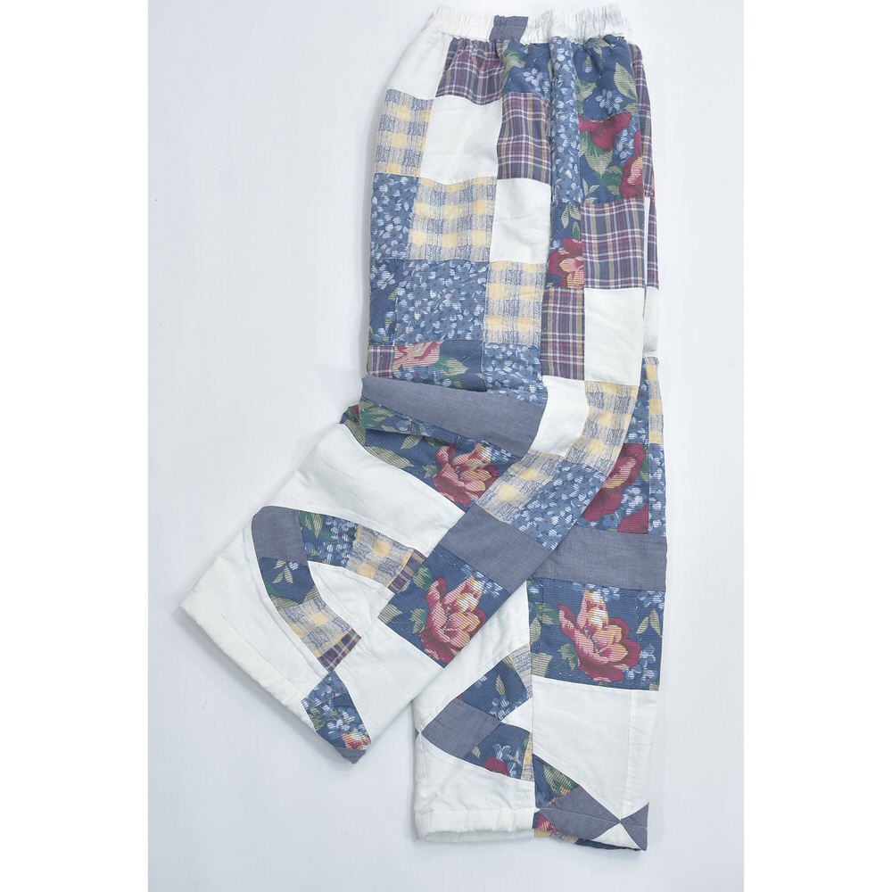 プヨプヨ様　vintage パッチワークキルト　トップス パッチワーク キルトトップ カラフルヨット 6枚 - メルカリ