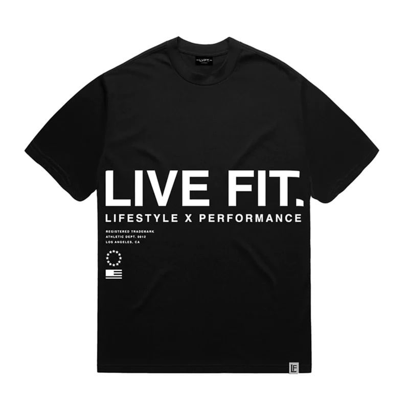 REGISTER TRADEMARK TEE  LIVE FIT