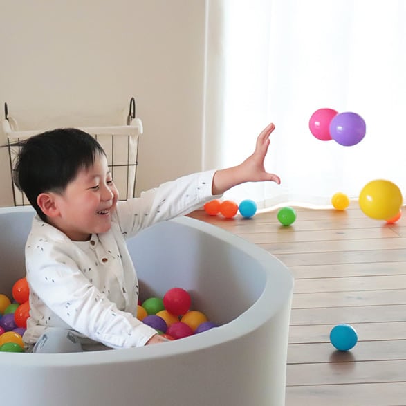 カラーボール レインボー 7色 200個入り ボールプール ボール おもちゃ