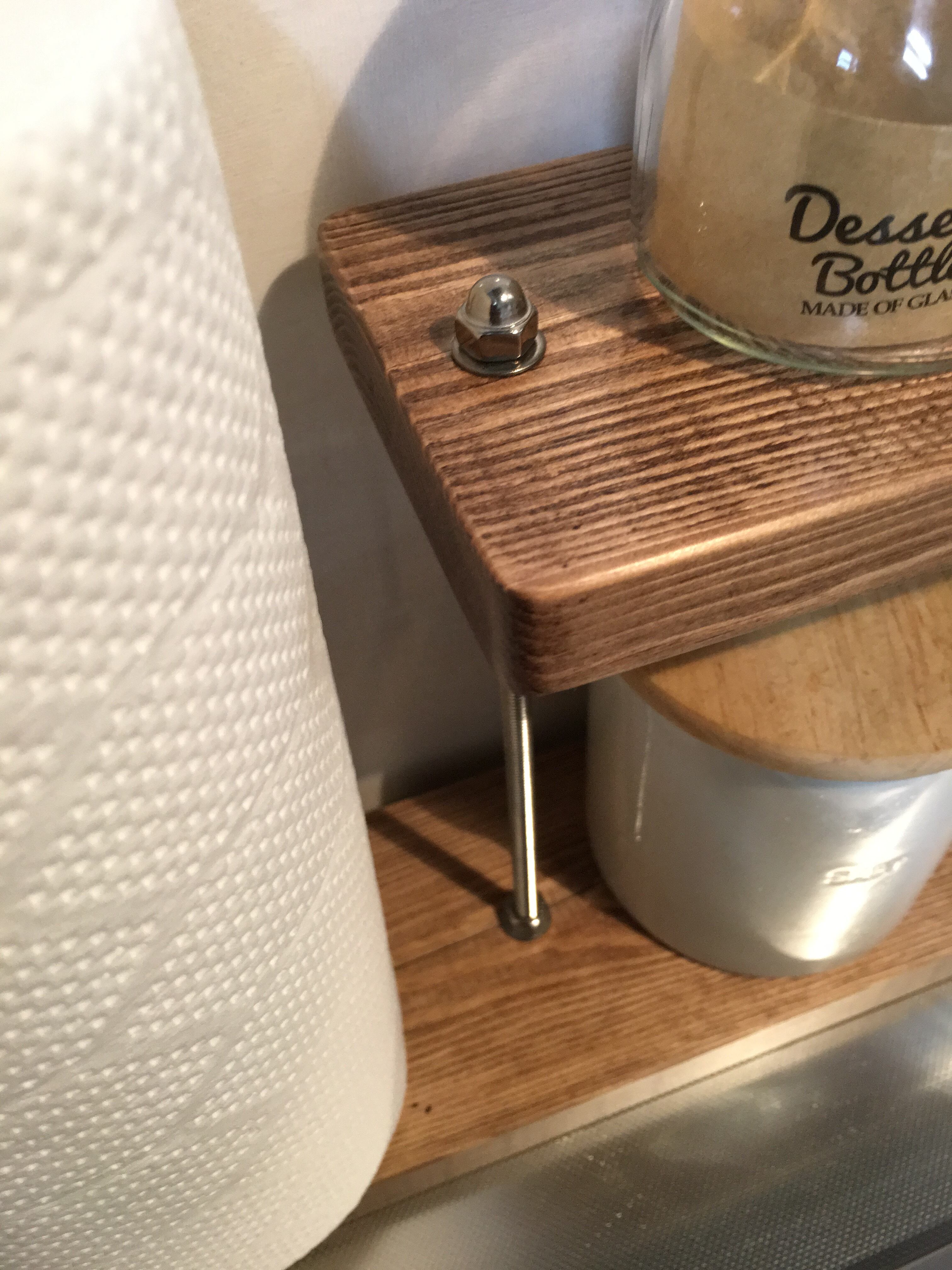 VINTAGE ✕ INDUSTRIAL スパイスラック キッチンラック ペーパー