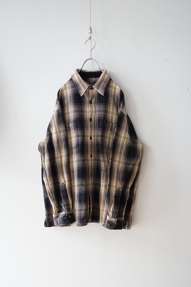 90’s St John’s Bay -Ombre Check Shirt- / M / ジョンズベイ オンブレ チェックシャツ