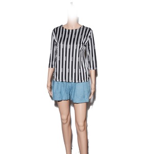 fendi  cravette   shiny  stripe  pullover