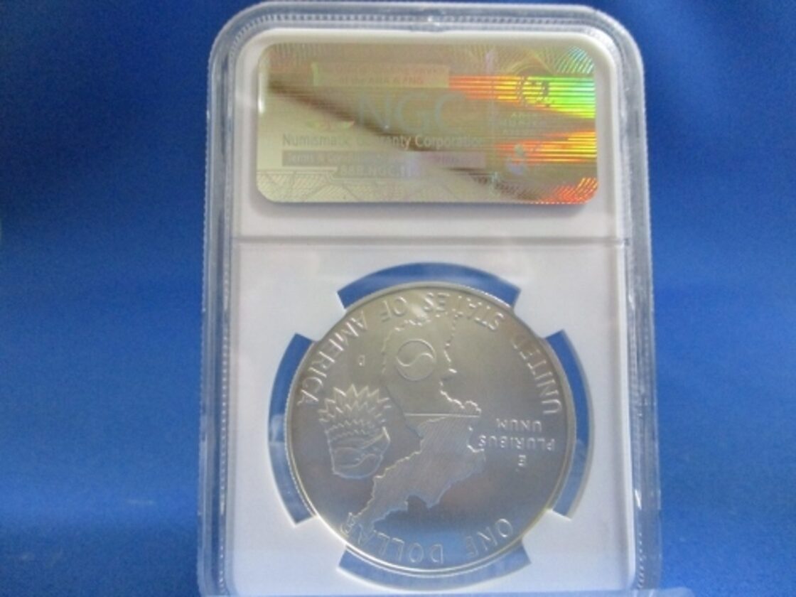 朝鮮戦争休戦38周年記念 1ドル銀貨☆1991年／NGC MS69／未使用／ | Pay ID